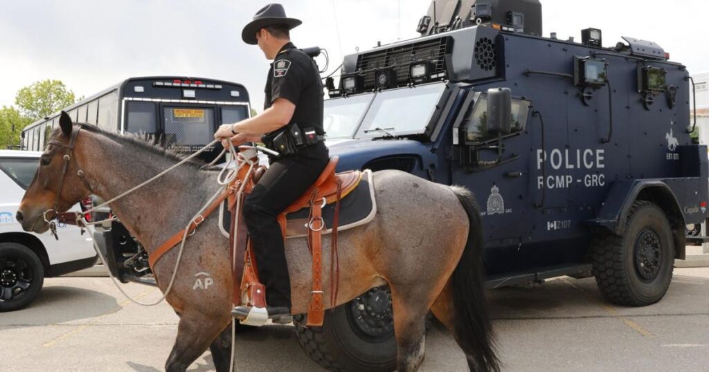 Mounties, Drohnen, Zäune und sogar Kinder werden stationiert, um die Sicherheit der Welt, wenn der G7 in die Berge kommt