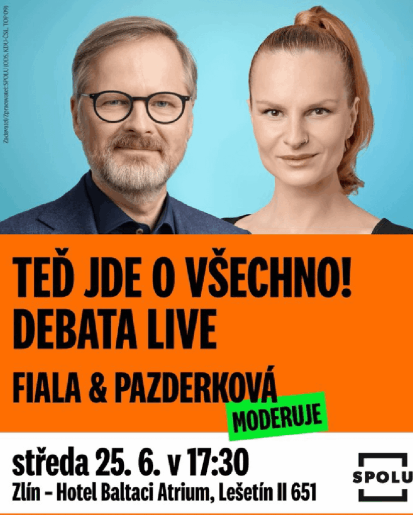 Heute ist der Premierminister in Zlín, also kommen Sie zu einer Rede. ✌️