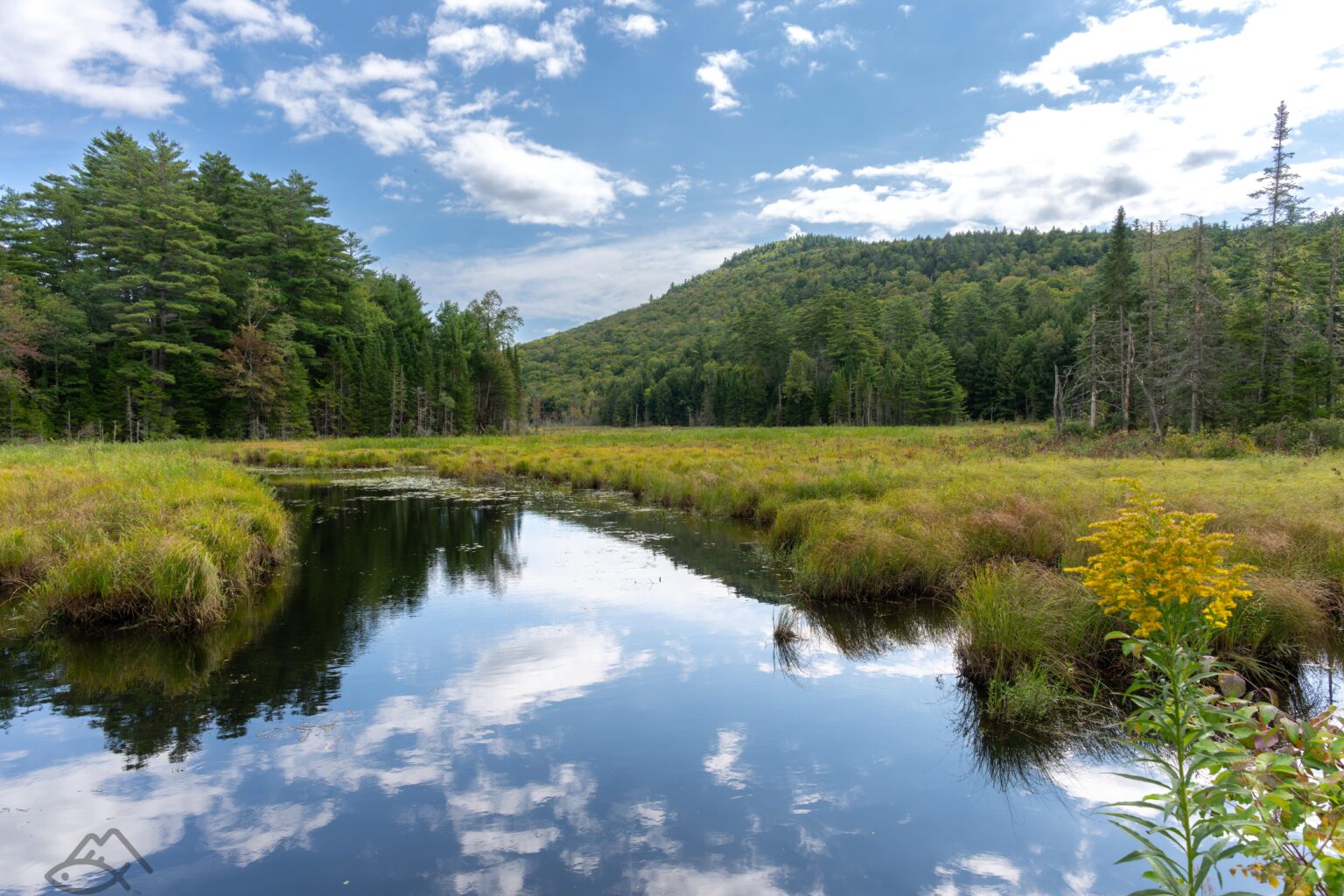 Pharoh Mountain Wilderness Area, Adirondack Park. Schöner Ort, ein schöner Gipfel mit einer tollen Aussicht zum Klettern.