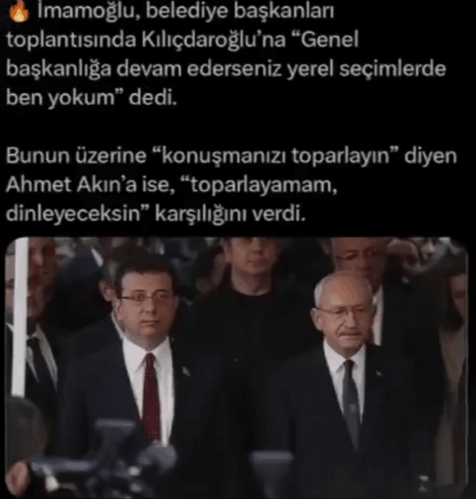 Kılıçdaroğlu'nun Opfer gilt als Grund für die Erörterung des Falls.