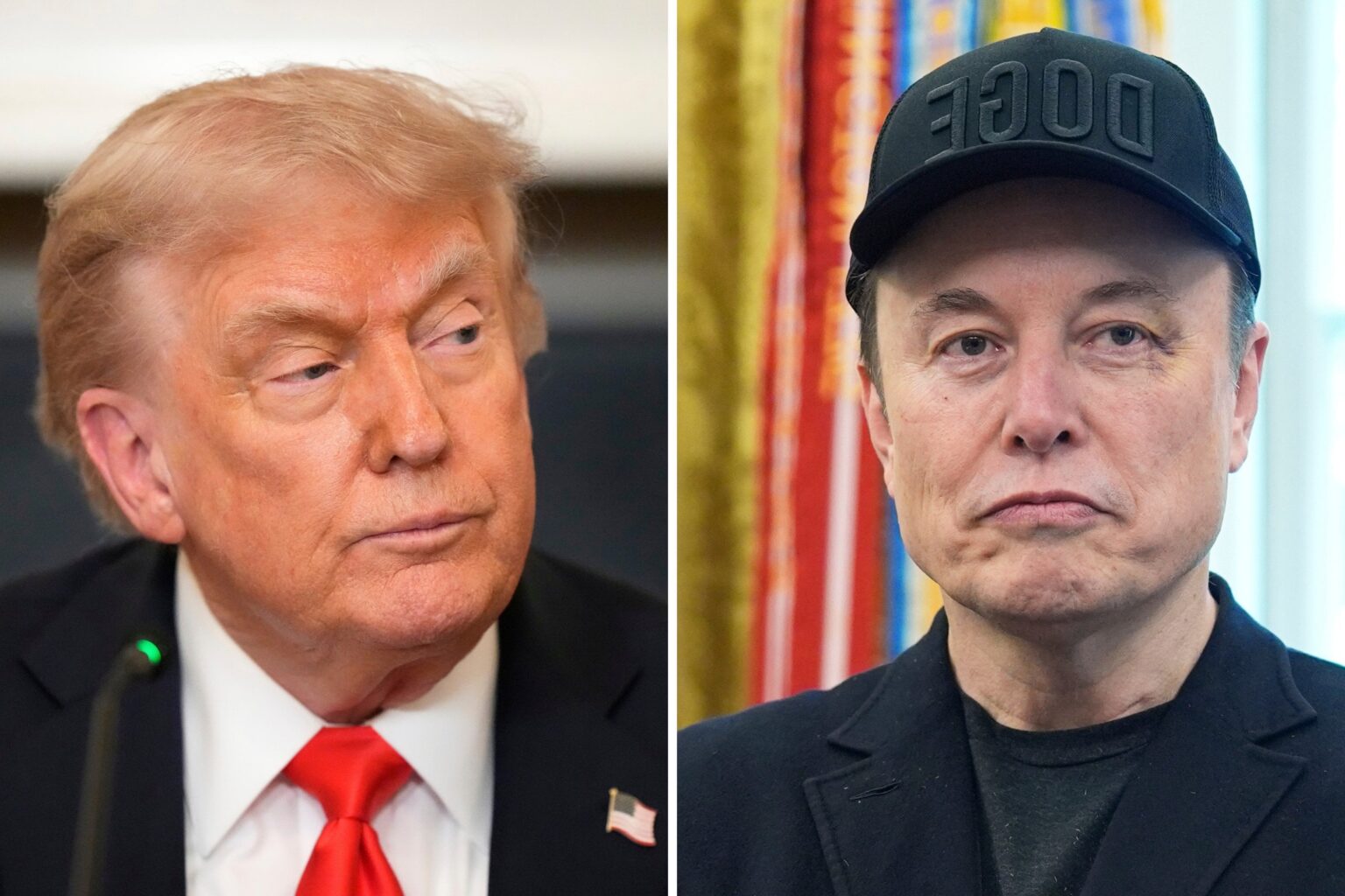 Donald Trump reagiert auf die Behauptung "Epstein -Dateien" von Elon Musk