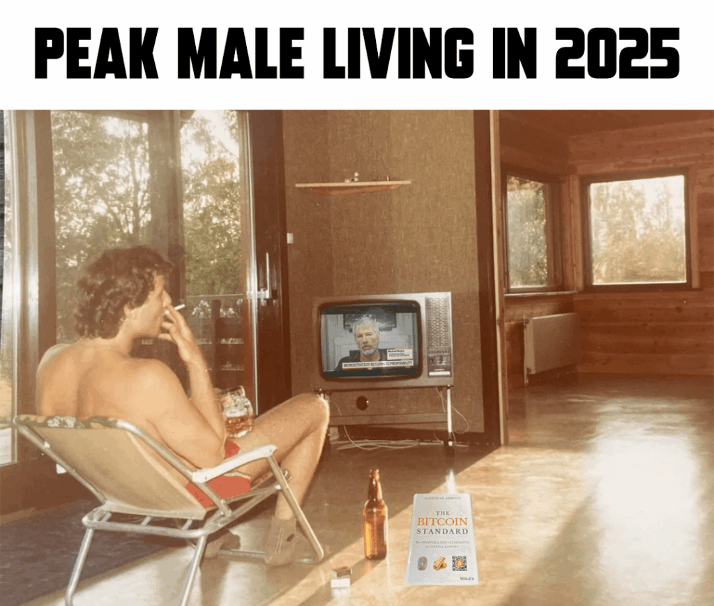 Peak -männliches Leben im Jahr 2025
