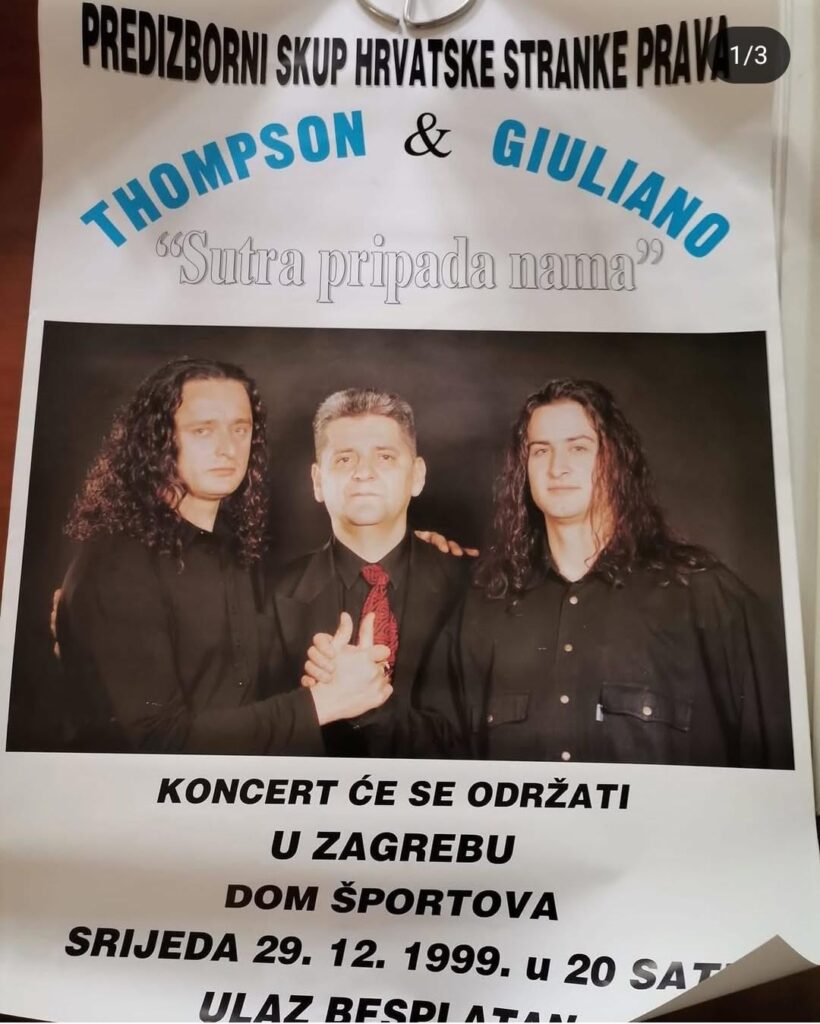 Das große Finale des kroatischen Pokals in der Schlacht von Daumen