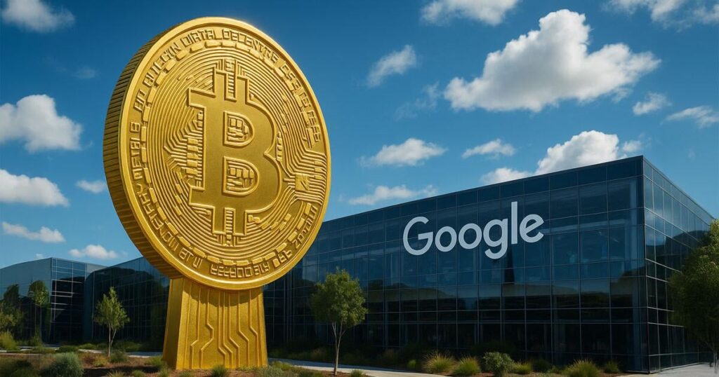 Die Bitcoin -Marktkapitalisierung überholt die Bewertung von 2,1 Billionen US -Dollar von Google, wenn auch Krypto -Aktien steigen