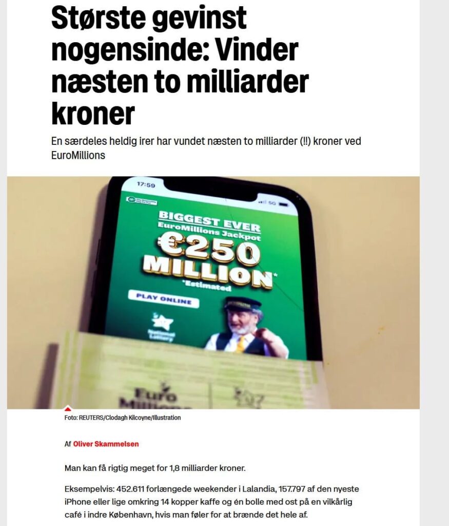 Es scheint auch, dass die Inflation im Copenhagen Cafes zu weit gegangen ist