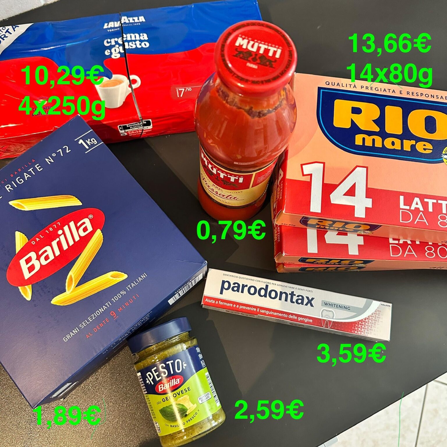 Jüngste Rinde in Italien - ein weiterer Scherz über die Preise