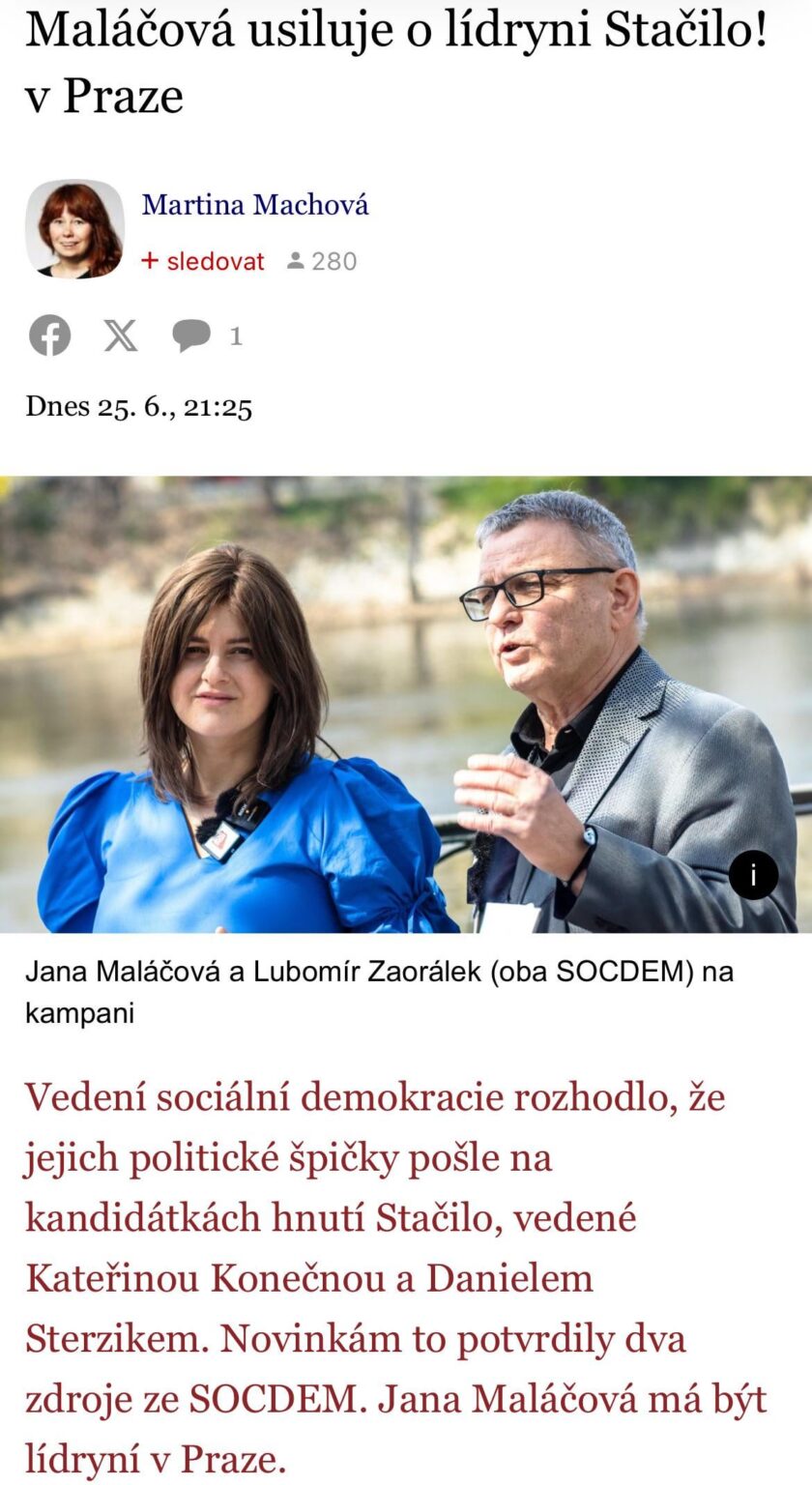 Der CSSD begräbt sich, Teil 25