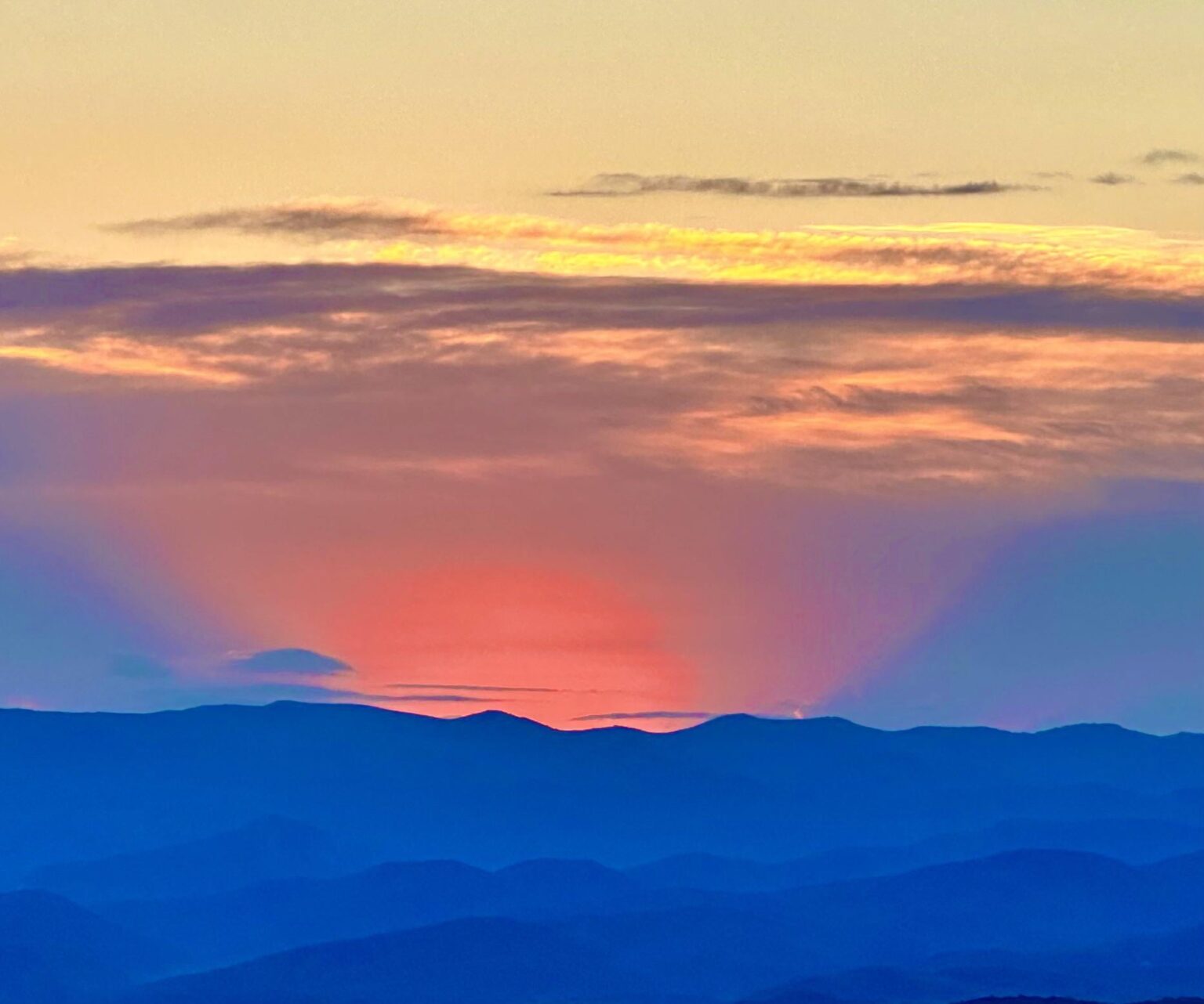 Blue Ridge Mountains Vulkan?