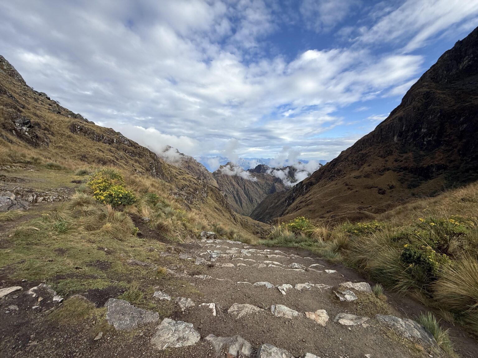 Inca Trail, Peru. Der Pass der toten Frau