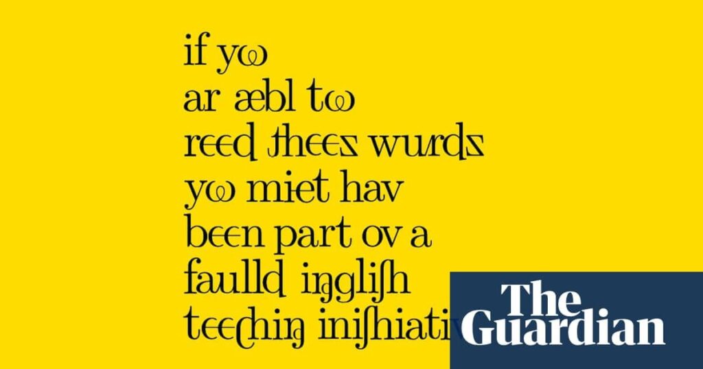 Das radikale Experiment der 1960er Jahre, das ein ganz neues Alphabet entstand – und Tausende von Kindern nicht buchstabieren ließ Das radikale Experiment der 1960er Jahre, das ein ganz neues Alphabet entstand - und Tausende von Kindern nicht buchstabieren ließ