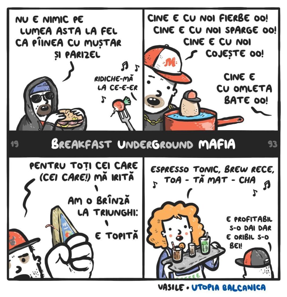 Frühstück unterirdische Mafia