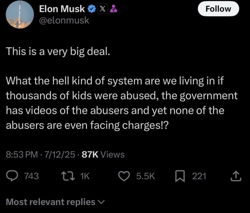 Elon Musk antwortet auf Trumps Tweet zurück