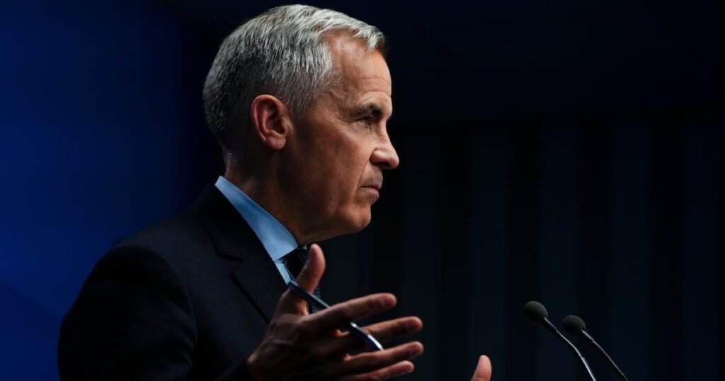 Trump sagt, dass neue 35% Tarifpreise "die Angebote" sind, da Carney sich darauf vorbereitet, sich mit dem Kabinett zu treffen