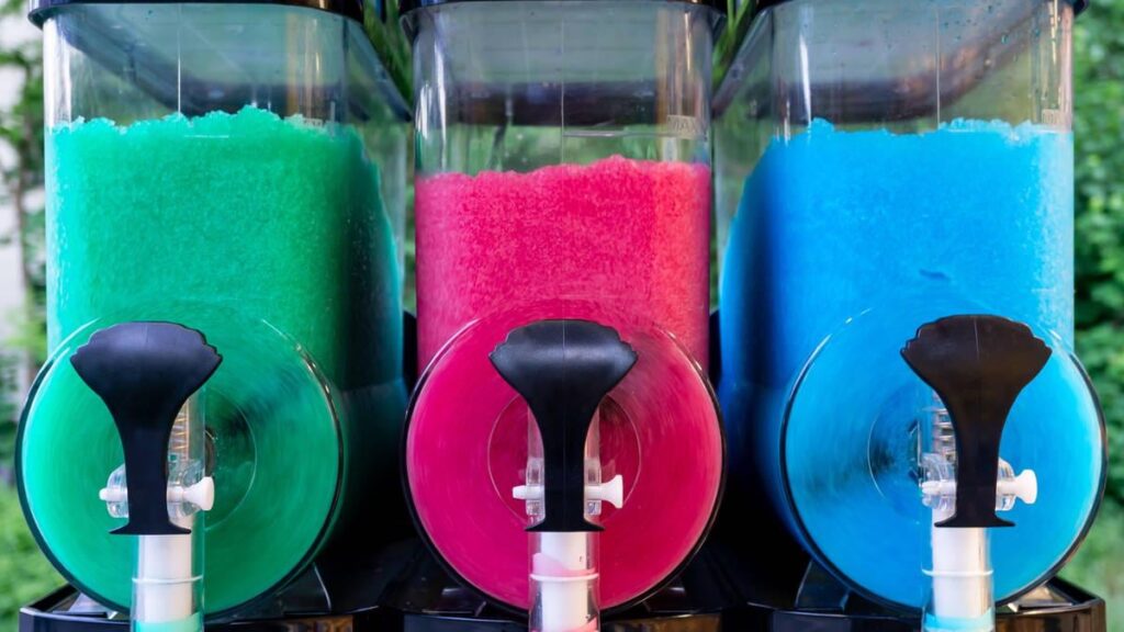Die Eltern warnten davor, Kindern im Alter von 7 bis 10 bis 10 Slushies nachzuführen, da das Risiko eines Schocks und des Bewusstseinsverlusts gewarnt wird