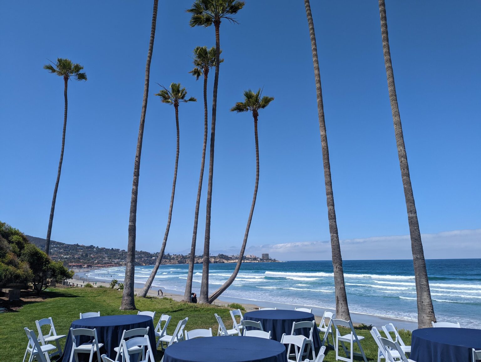 Keine schlechte Aussicht für ein Event -Setup!