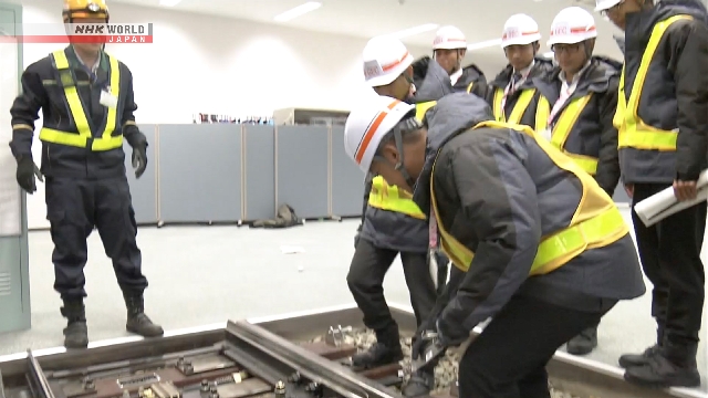 JR East, um jährlich bis zu 100 ausländische Arbeiter zu trainieren
