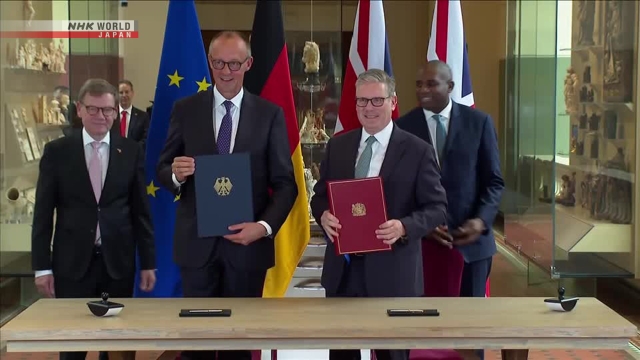 Großbritannien, Deutschland unterzeichnen Freundschaftsvertrag, um die Beziehungen zu steigern, die russische Bedrohung der russischen Bedrohung