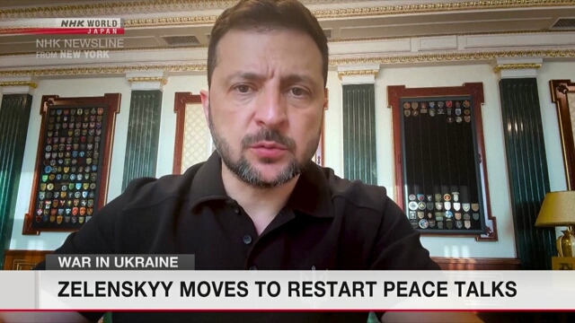 Zelenskyy bewegt sich, um Gespräche mit Russland neu zu starten
