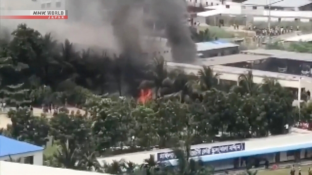 31 Personen bestätigten tot im Bangladesch Air Force Flugzeugabsturz