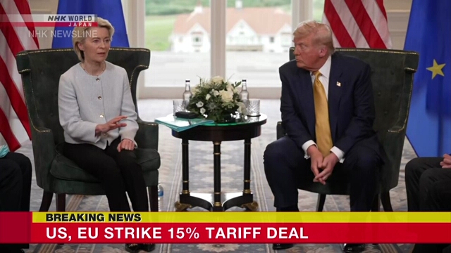 US, EU stimmt einem Tarif von 15% zu