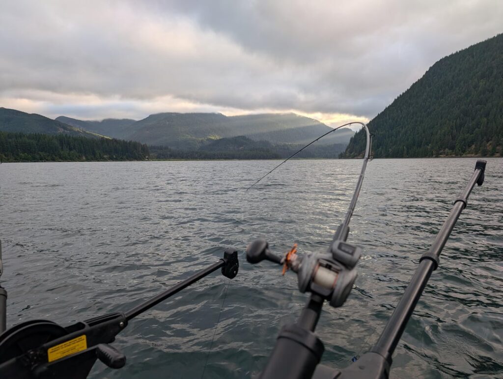 Angeln am Yale Lake, WA