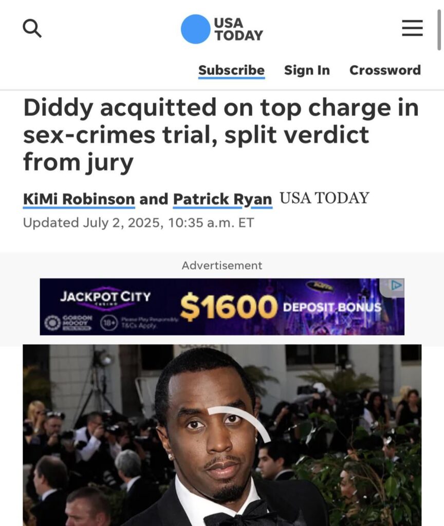 Diddy wurde wegen Prostitutionsverkehrs verurteilt, wurde jedoch von Sexhandel und Verschwörungskosten freigesprochen. Diddy wurde wegen Prostitutionsverkehrs verurteilt, wurde jedoch von Sexhandel und Verschwörungskosten freigesprochen.