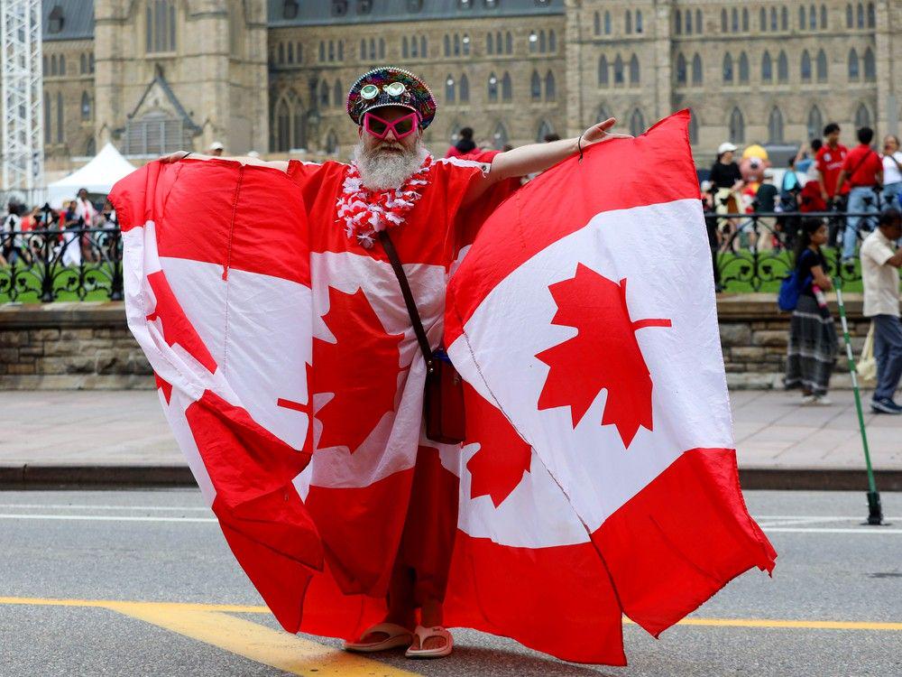Ottawa ist für den Canada Day 2025 voll 'Ellbows up'