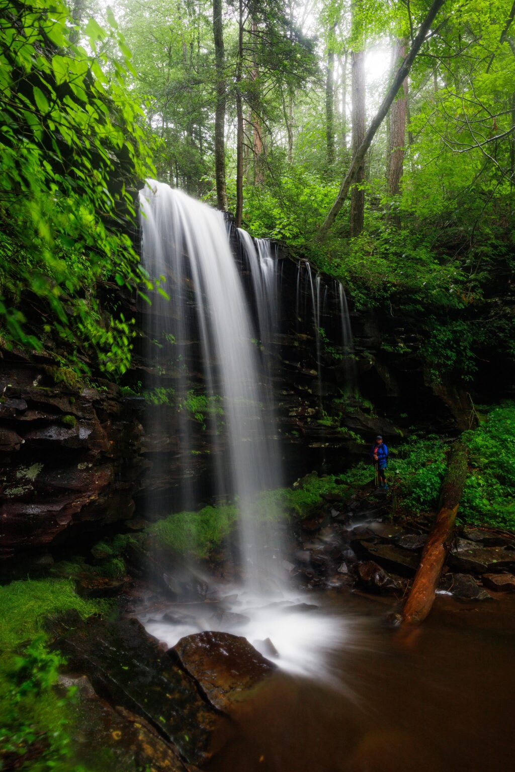 Wandern im Regen ☔, Pennsylvania.