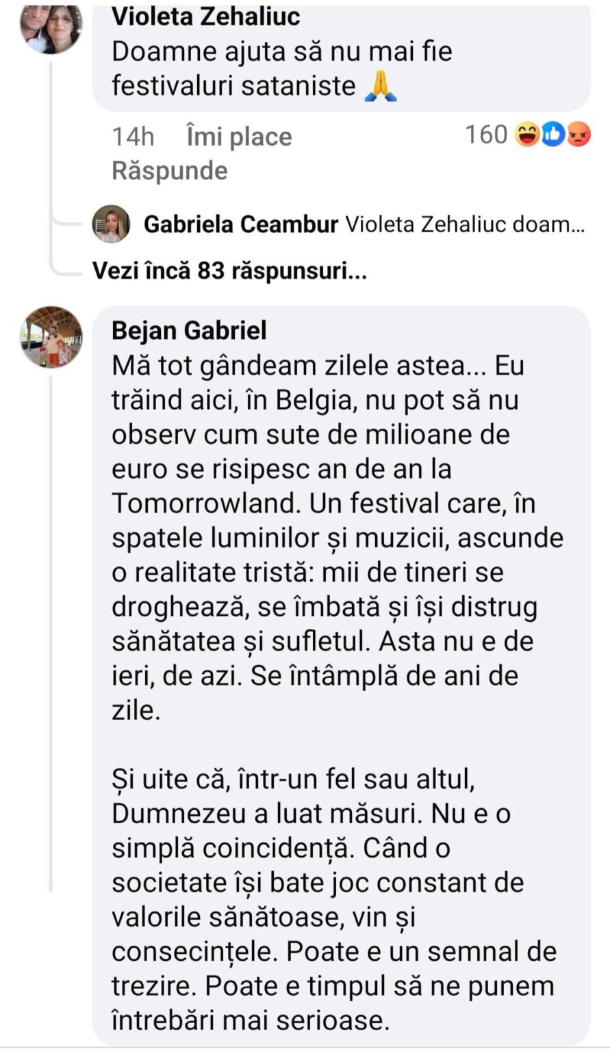 Das Feuer beim Tomorrowland Festival in Belgien - Reaktionen der Rumänen