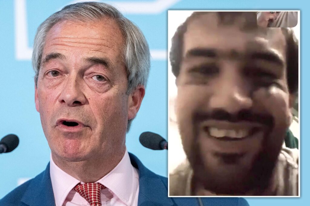 Migrant, der droht, Farage auf dem Weg nach Großbritannien zu töten