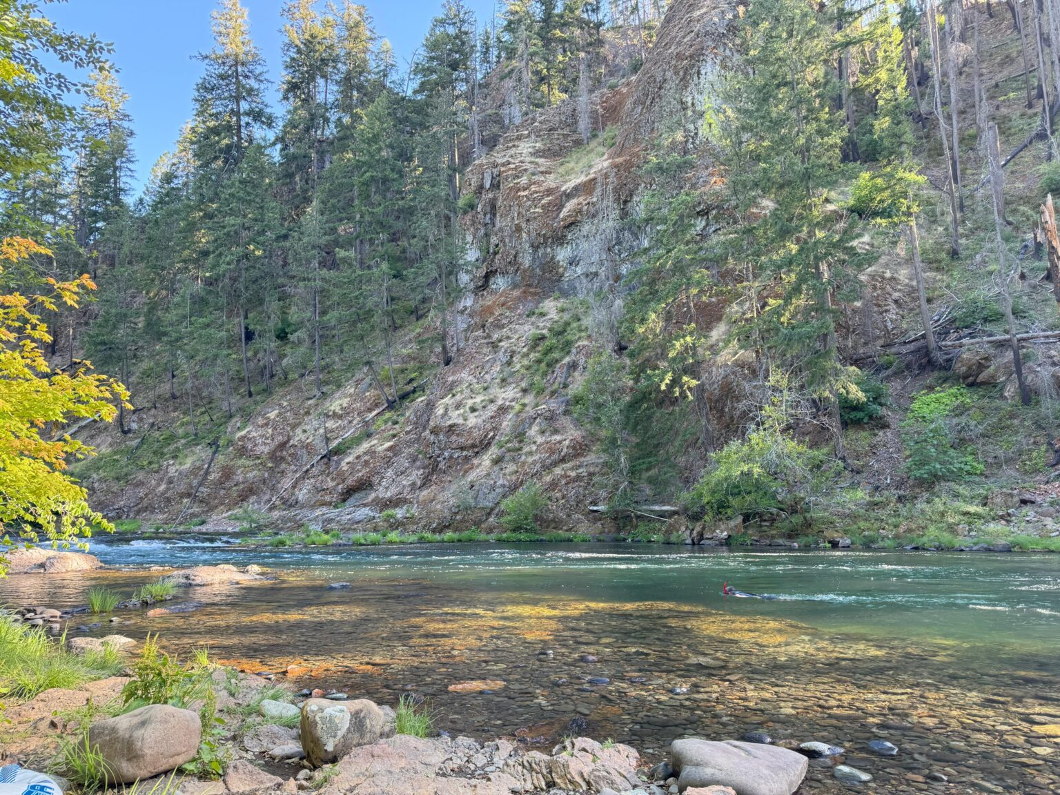 Schnorcheln im Nordumpqua River