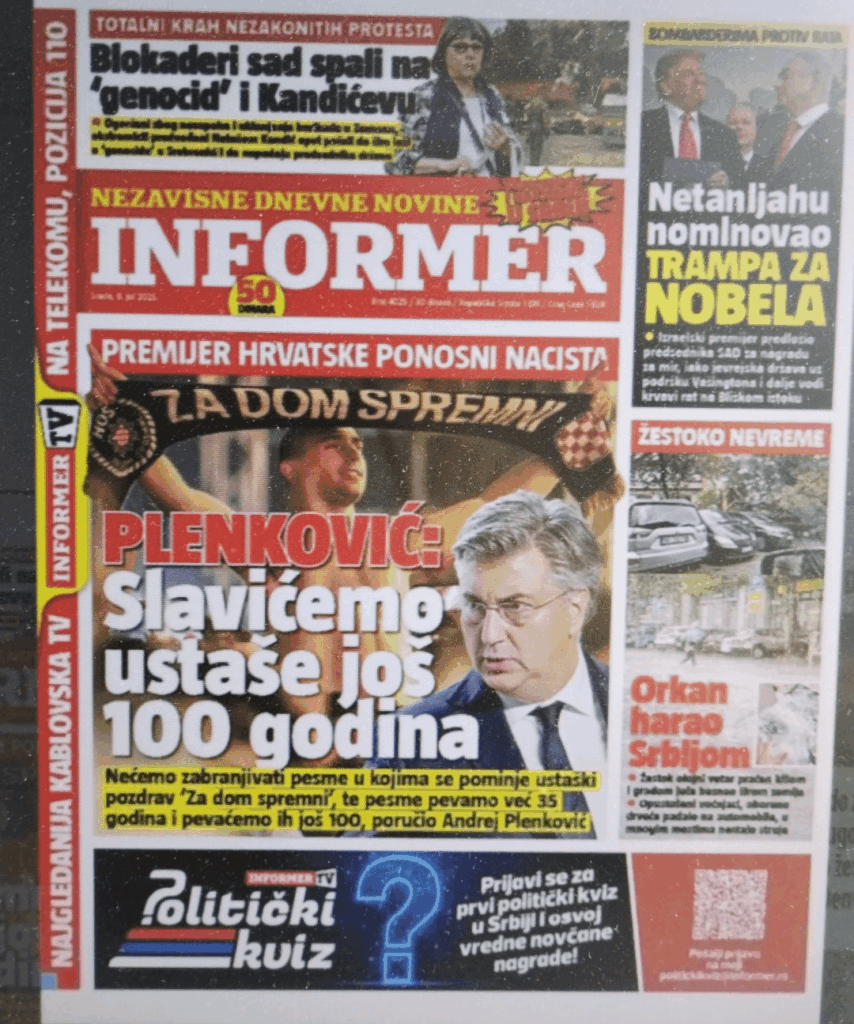 Chef Plenkovic erklärte sich selbst