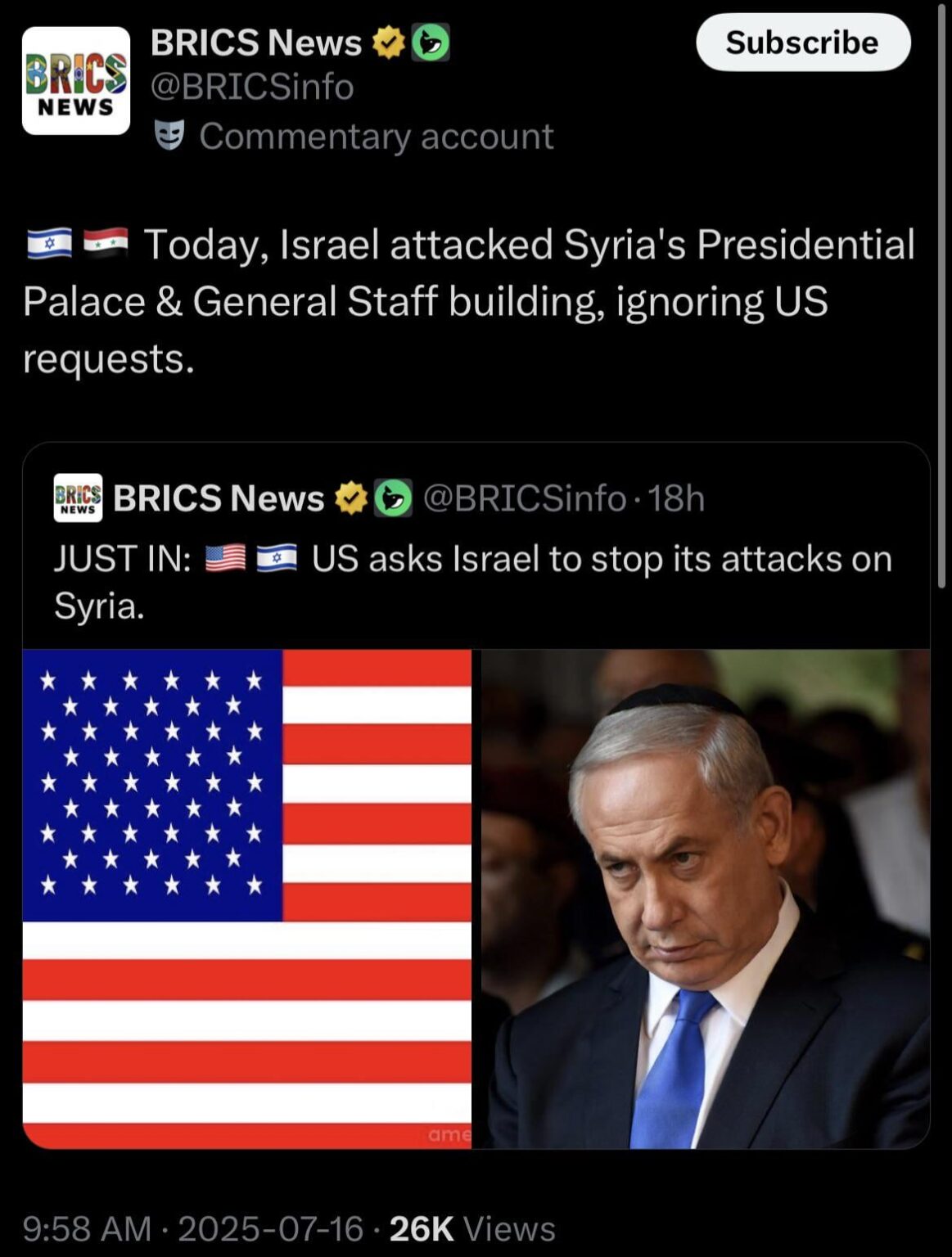 Israel kann einfach nicht für eine Woche still sitzen, ohne jemanden zu bombardieren. Israel kann einfach nicht für eine Woche still sitzen, ohne jemanden zu bombardieren.