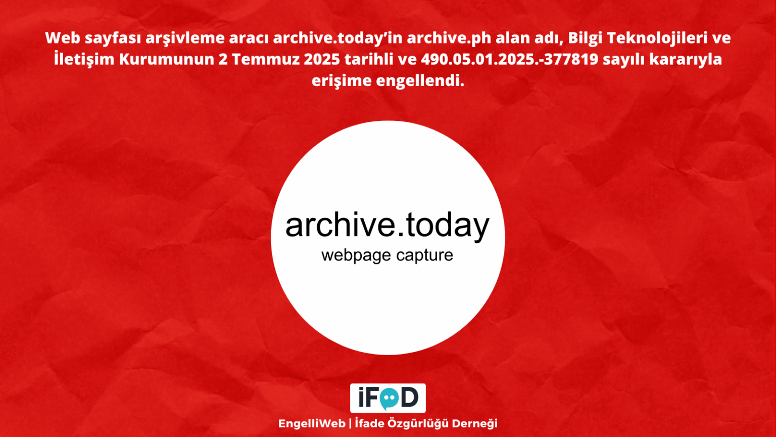 Archive.Phs Domain-Name des Archivs.Toay Archived Tool Archive. TOAY wurde durch die Entscheidung der Informations- und Kommunikationseinrichtung vom 2. Juli 2025 blockiert und 490.05.01.2025.-377819 nummeriert