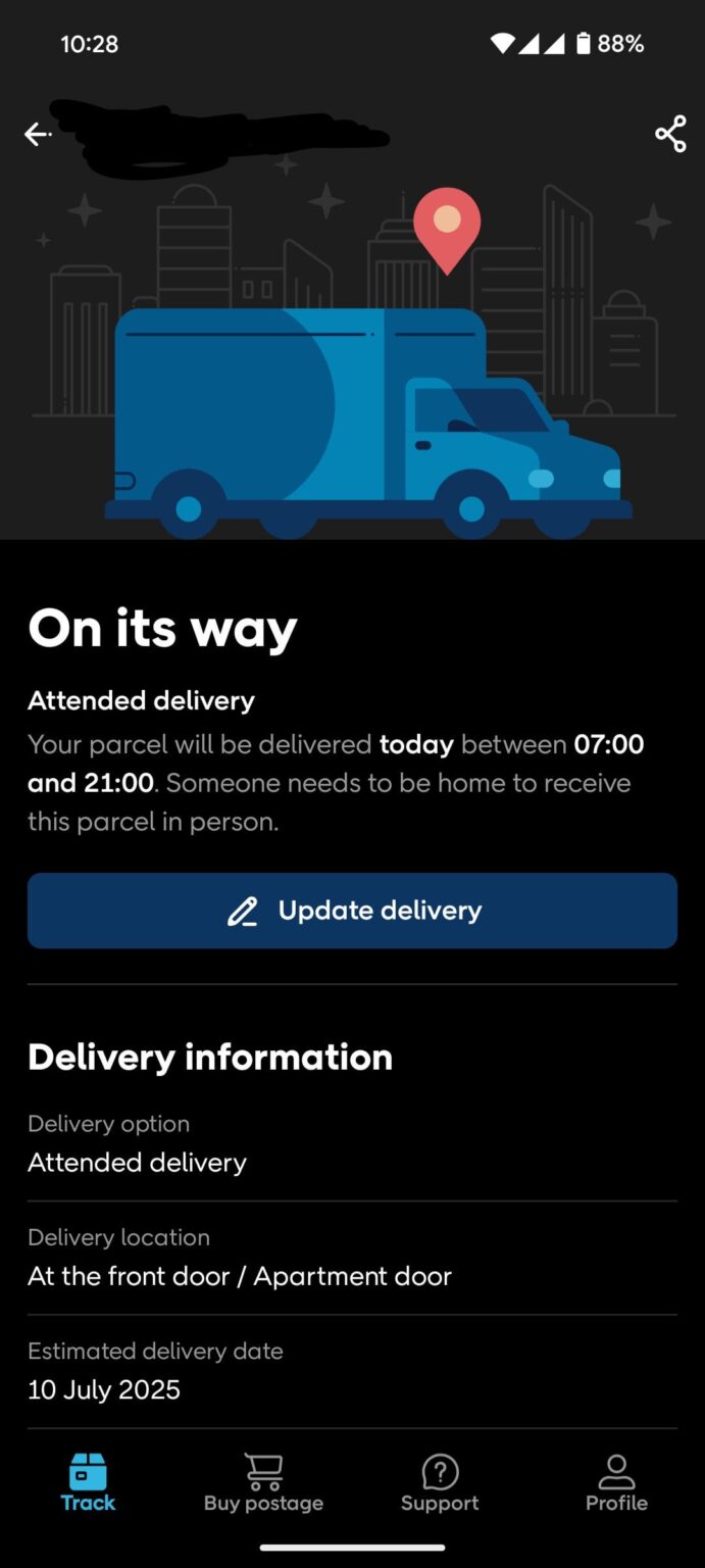Ich hatte heute auch keine weiteren Pläne Postnord ...