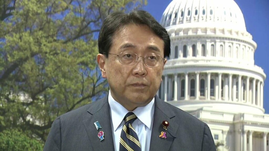 Minister Akazawa kommt zum achten Ministerentreffen über „Trump -Tarife“ in den USA an. Minister Akazawa kommt zum achten Ministerentreffen über "Trump -Tarife" in den USA an.