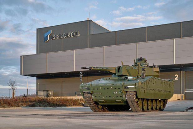 Rheinmetall wird in den Medien Lynx KF41 -gepanzerte Fahrzeuge produzieren
