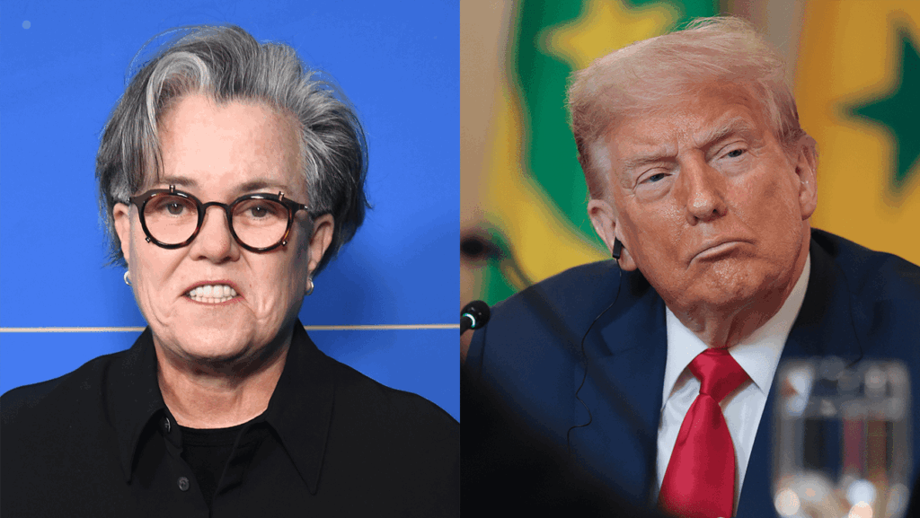 Rosie O'Donnell schlägt Trump, nachdem er gedroht hatte, ihre Staatsbürgerschaft zu widerrufen