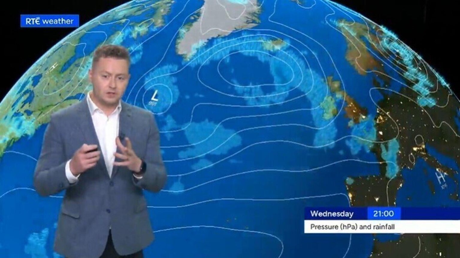RTé Wetter startet überarbeitete Prognosegrafiken und Karte