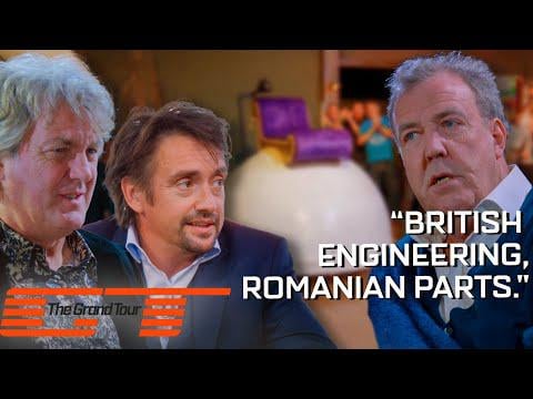 Jeremy enthüllt sein eigenes "selbstfahrendes" Auto: "Britische Ingenieurwesen mit rumänischen Teilen".