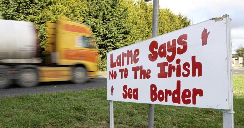 TUV ruft einen neuen Grenzeposten in Larne 'A Day of Demdem' an.