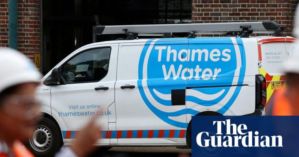 Thames Water gab 136 Mio. Pfund für die Sicherung von Notfallfinanzieren aus, durchgesickertes Dokument schlägt vor | Thames Water | Der Wächter Thames Water gab 136 Mio. Pfund für die Sicherung von Notfallfinanzieren aus, durchgesickertes Dokument schlägt vor | Thames Water | Der Wächter