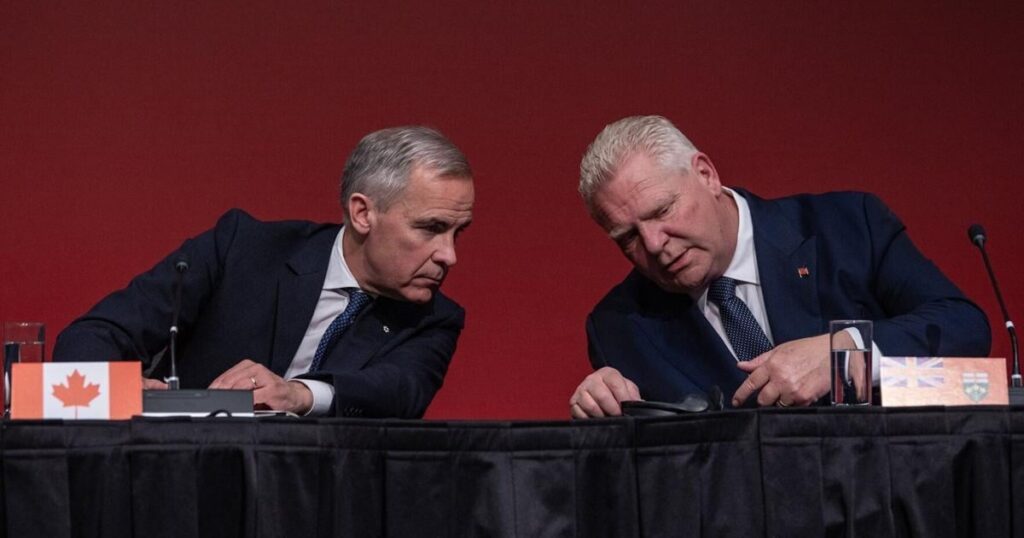 Verbunden von Krise: Innerhalb der Allianz zwischen Mark Carney und Doug Ford – Thestar.com Verbunden von Krise: Innerhalb der Allianz zwischen Mark Carney und Doug Ford - Thestar.com