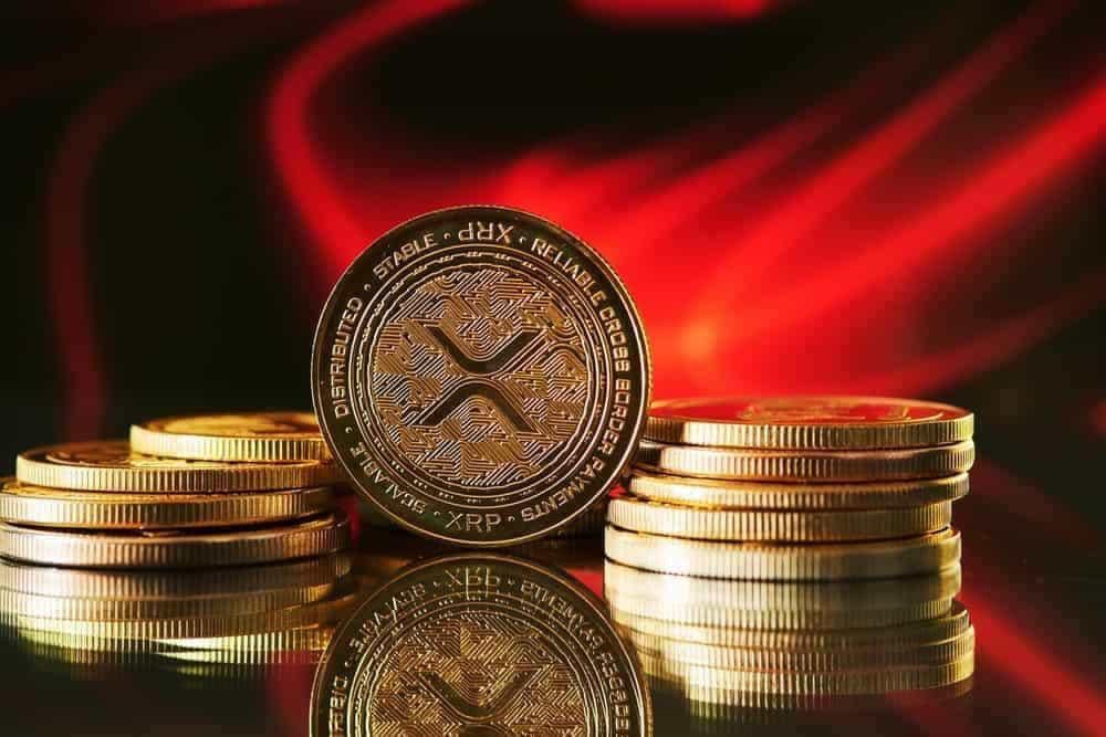 XRP-Transaktionen fallen auf ein 1-Monats-Tief