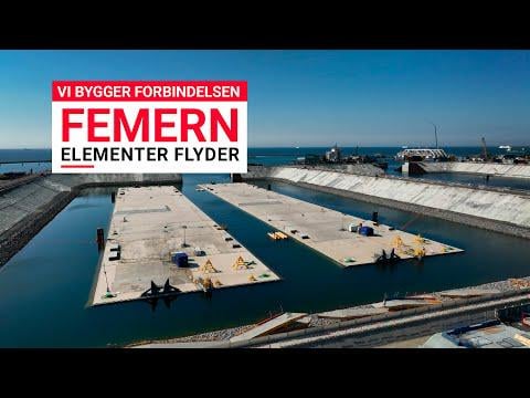 Wir bauen die Verbindung - Fehmarn - Gegenstände schweben