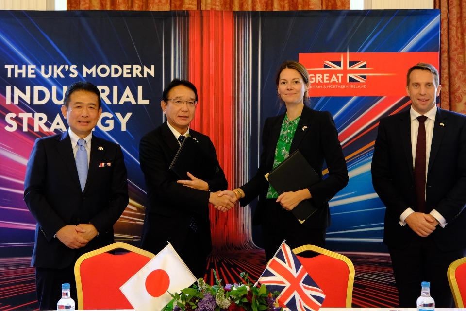 Großbritannien sichert £ 7,5 Milliarden japanische Investitionen in wichtige Wachstumssektoren