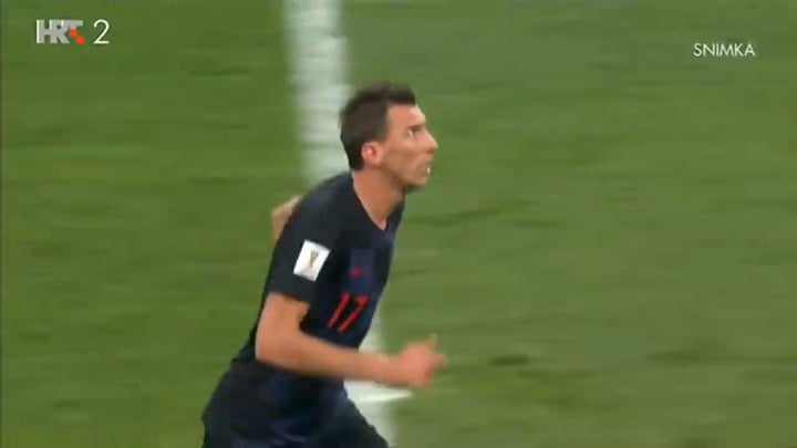 11. Juli 2018 - Kroatien besiegte England 2: 1 im Halbfinale der Weltmeisterschaft.