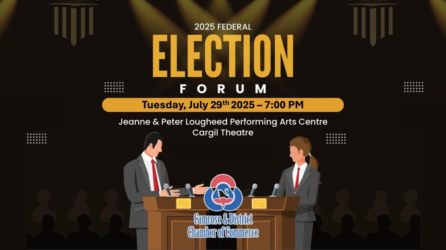 Battle River-Crowfoot Nebenwahldebatte Livestream (beginnt 6:30 MDT)