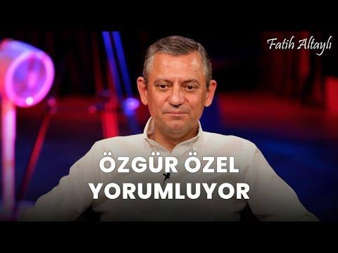 Fatih Altaylı kann nicht interpretieren: "Das Hauptproblem" / Chp -Vorsitzender Özgür Özel interpretiert