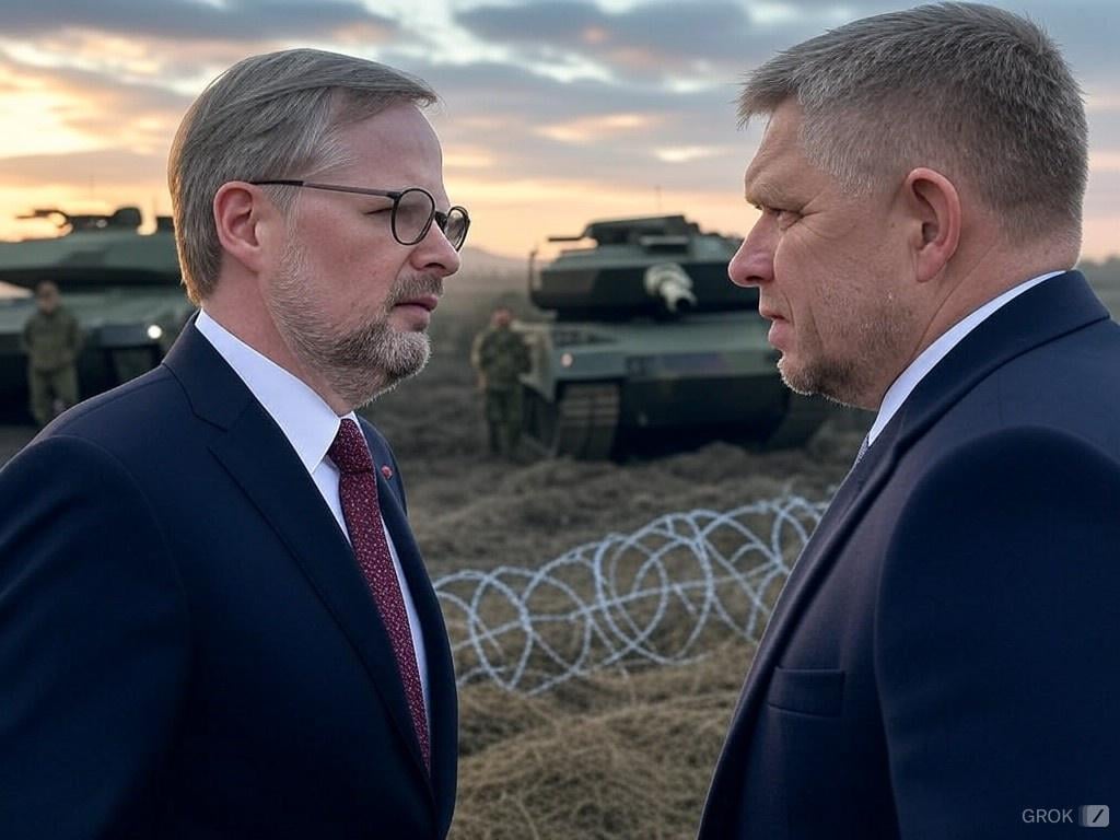 Nach dem Streit Fiala und Fico bewegt die Tschechische Republik Soldaten an die Grenzen der Slowakei. "Ficos faschistische Regierung unterdrückt die tschechische Minderheit" /s "